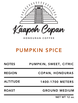 Pumpkin Spice Coffee - Kaapeh Copan Coffee Roasters